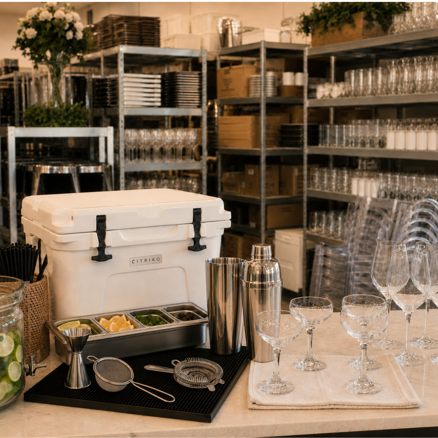 Event essentials for bar service