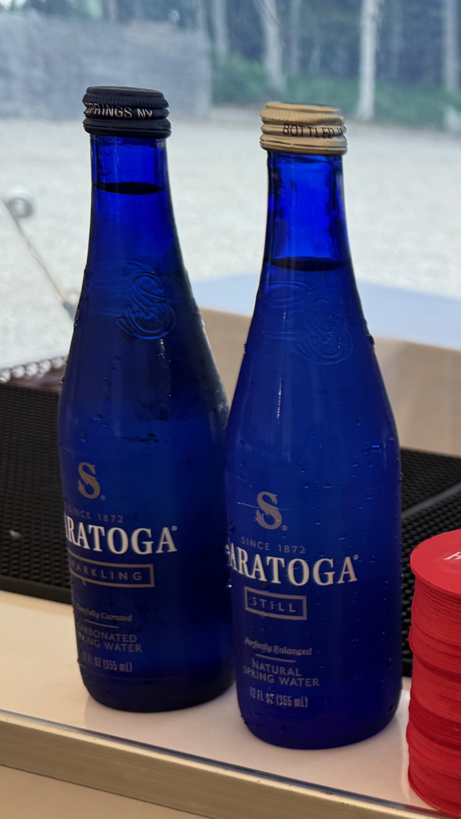 Still and sparkling bottled water